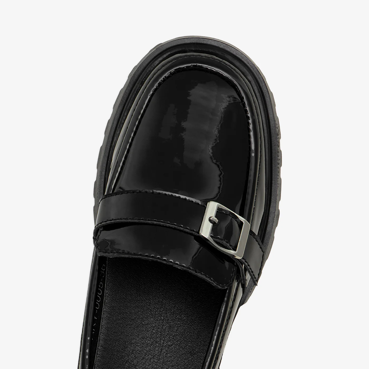 Women’s Patent-Effect Loafers - Image 4