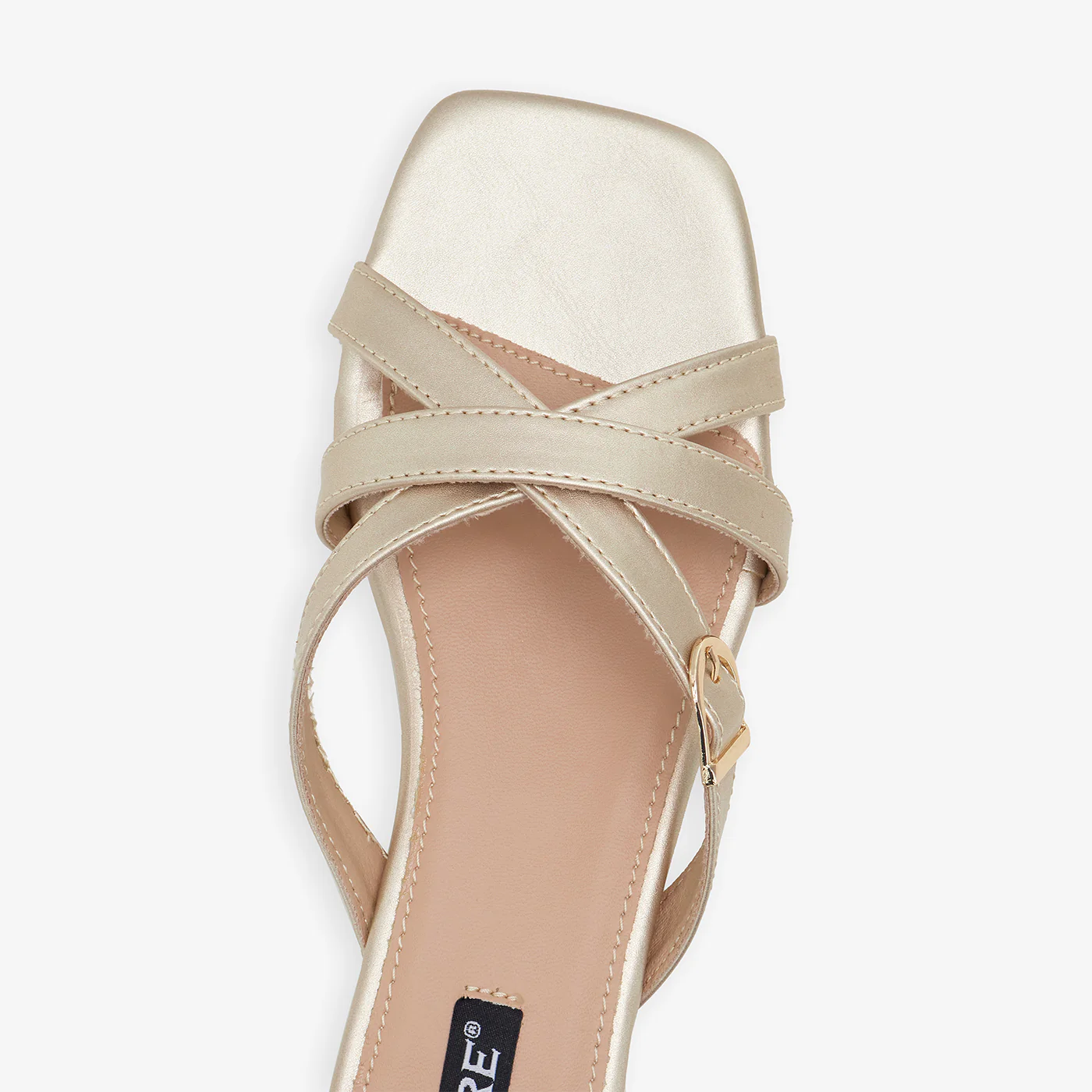 Women's Shiny Straps Slides - Image 4