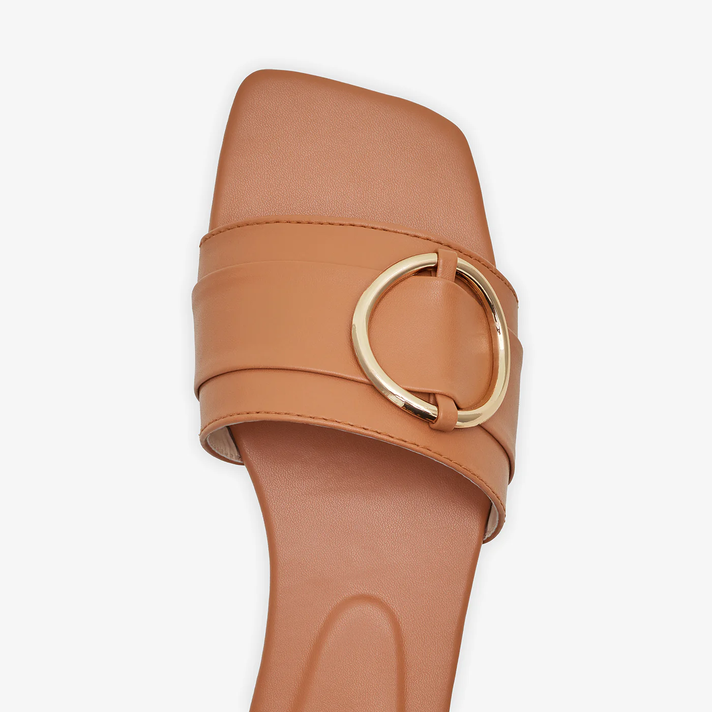 Women's Slide with Metal Ring Detail - Image 4