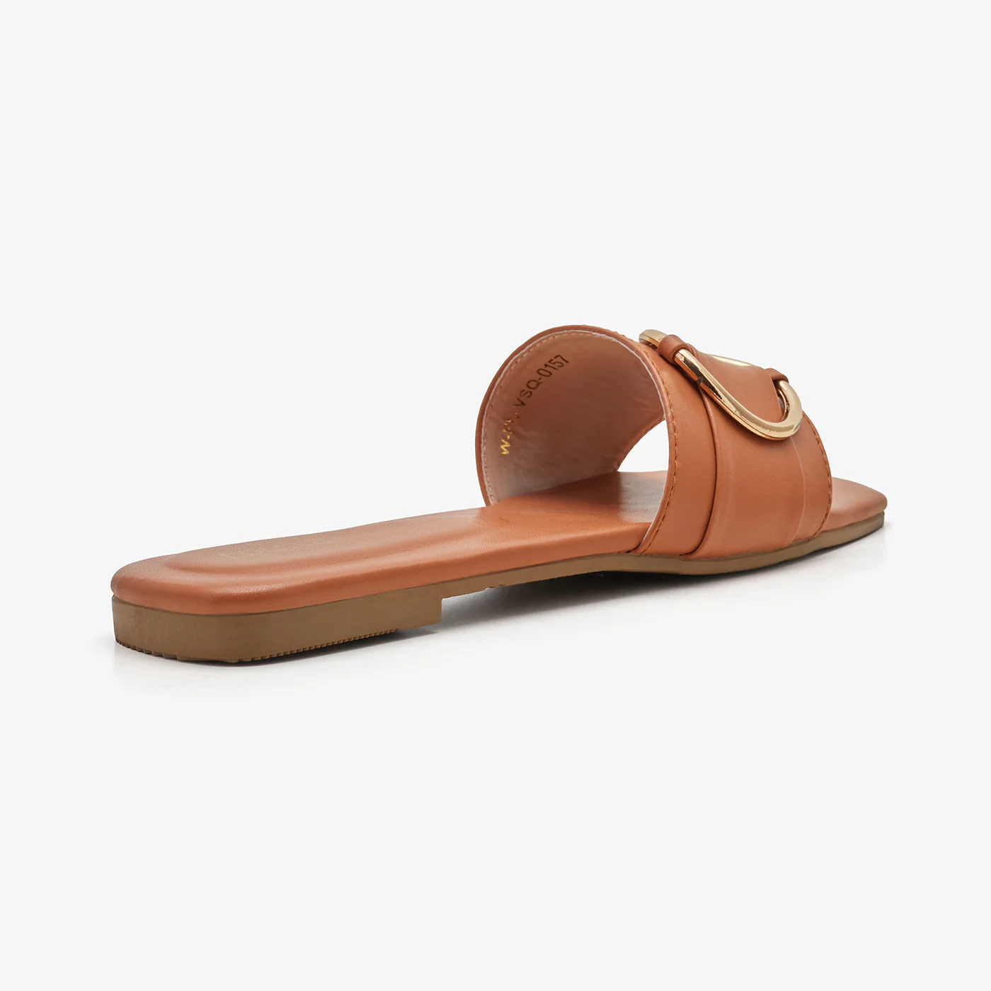 Women's Slide with Metal Ring Detail - Image 5