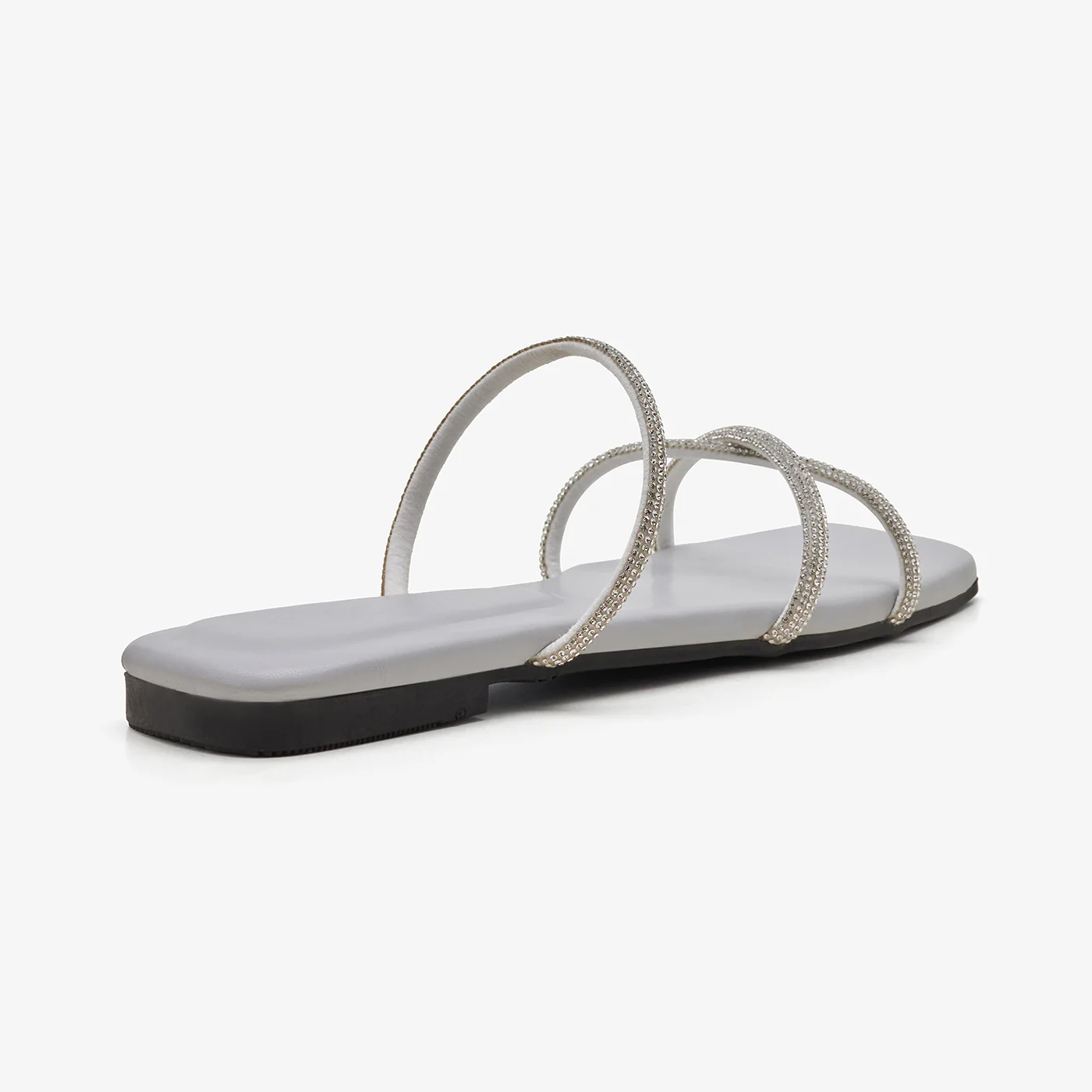 Women's Strappy Embellished Slides - Image 5