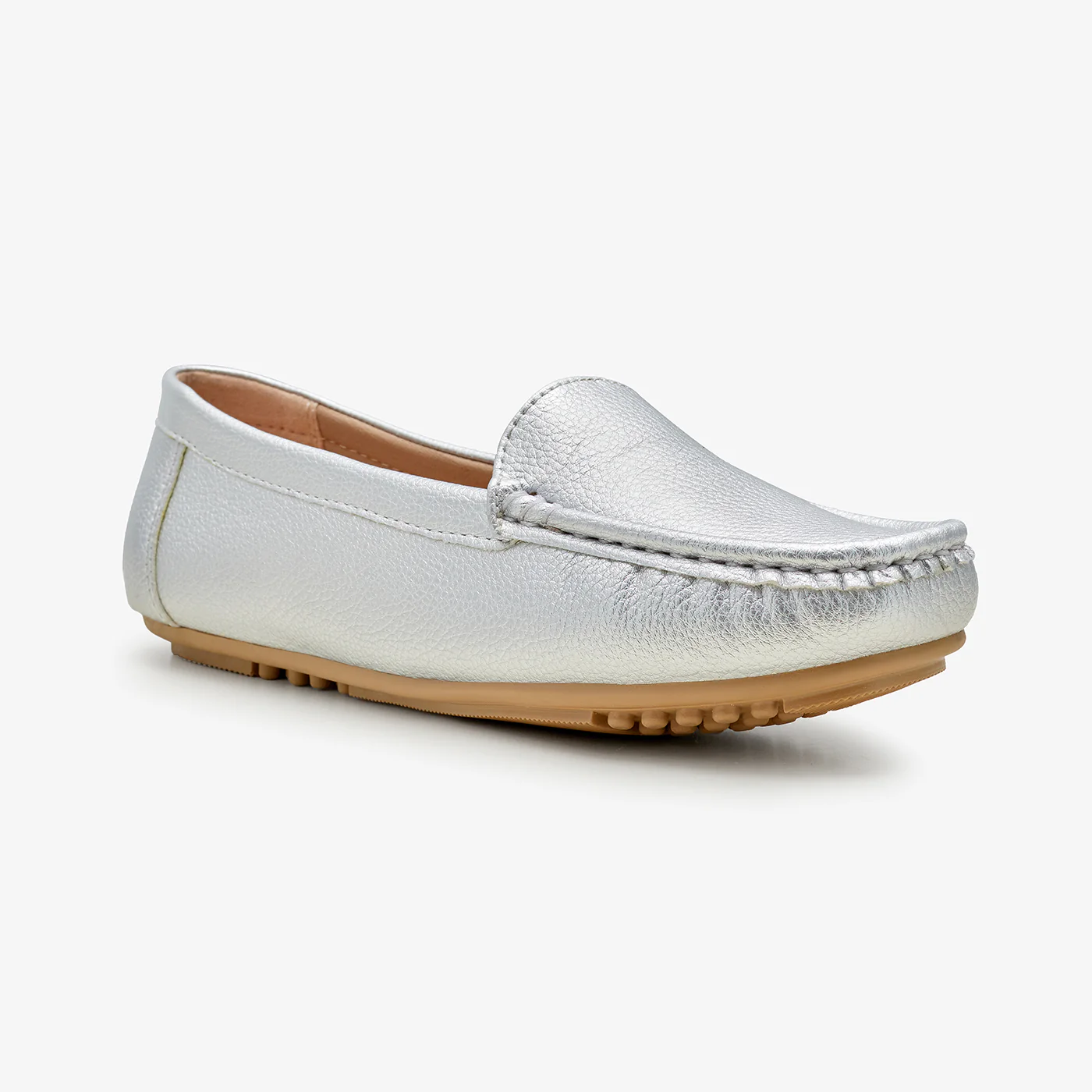 Women's Metallic Loafers - Image 3