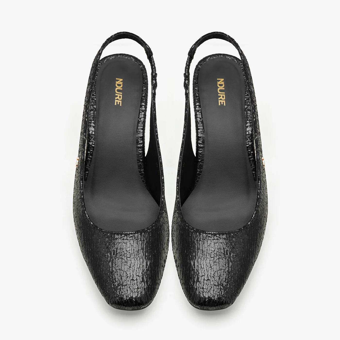 Women's Textured Slingback Heels - Image 2