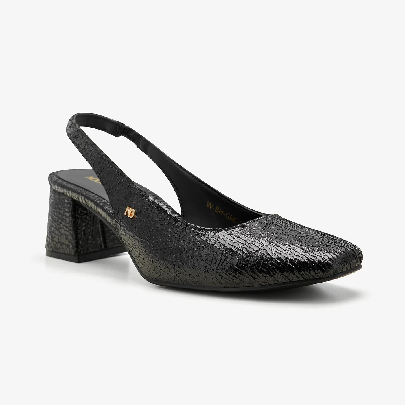 Women's Textured Slingback Heels - Image 3