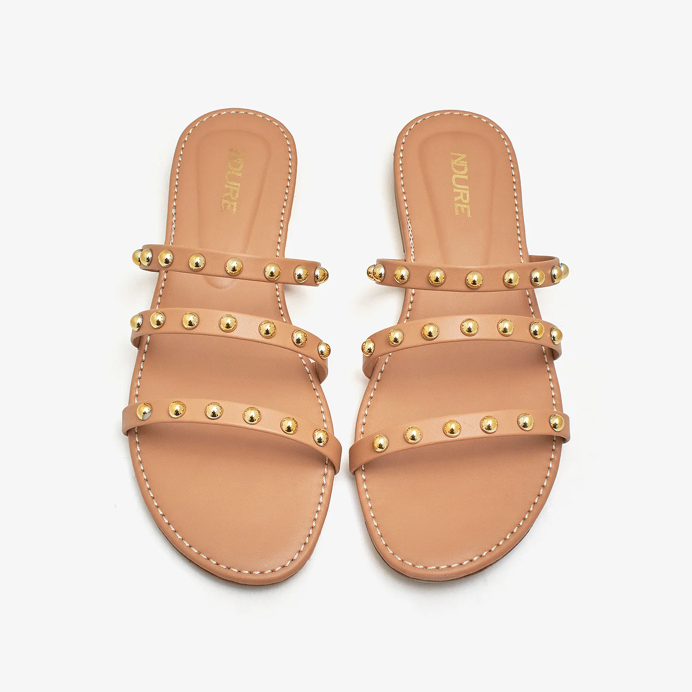 Women's Triple Strap Slides - Image 2