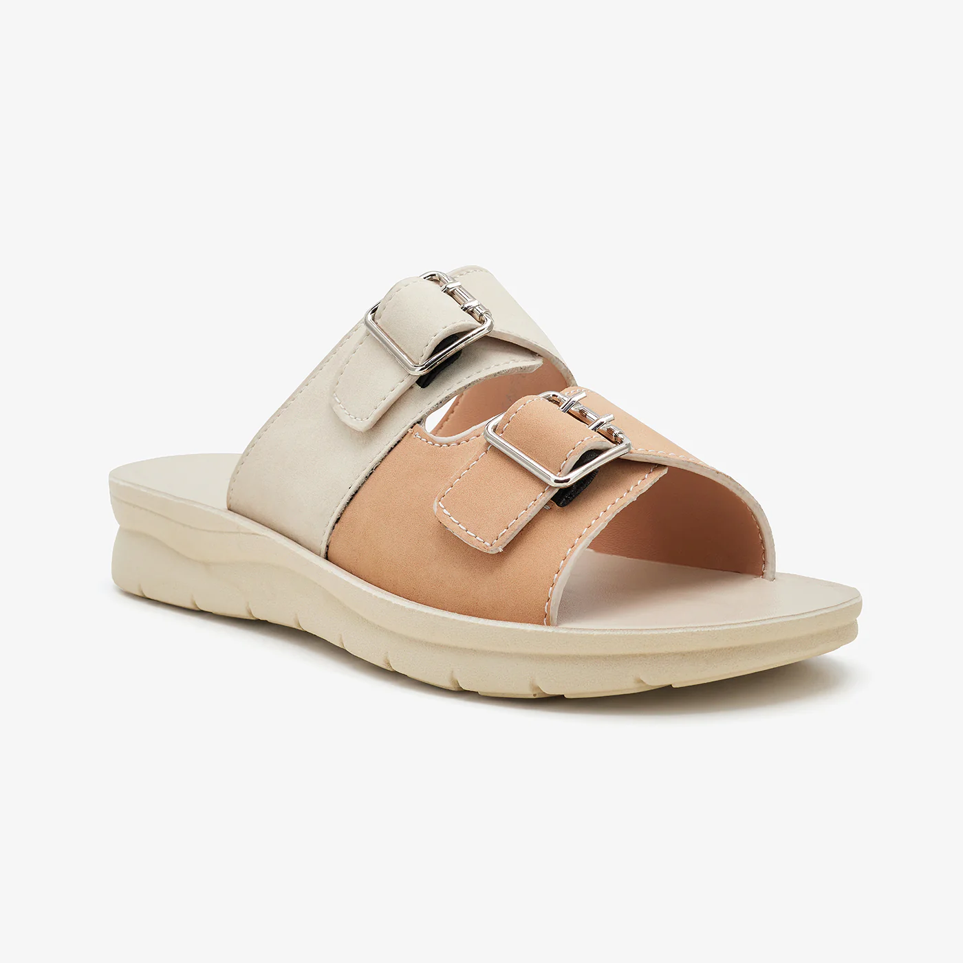 Women's Buckled Slides - Image 3