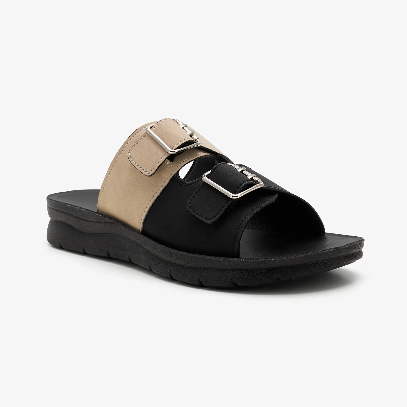 Women's Buckled Slides - Image 3