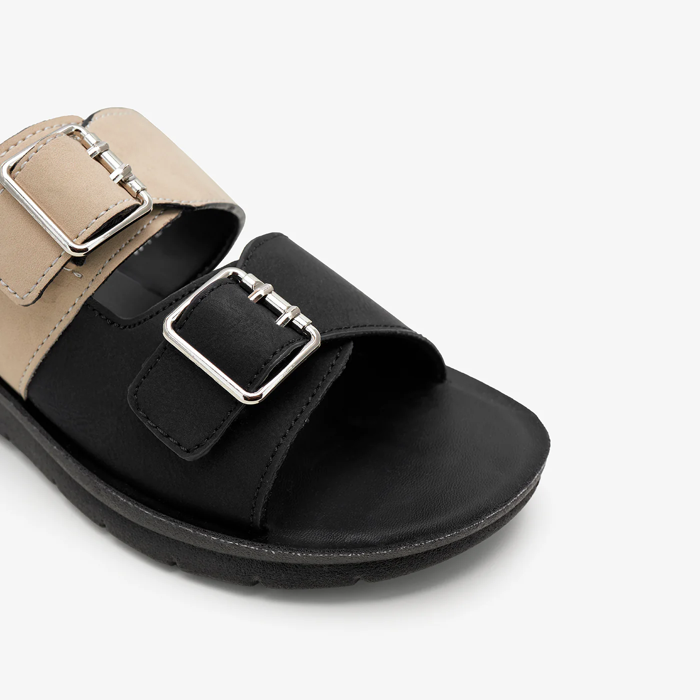 Women's Buckled Slides - Image 5
