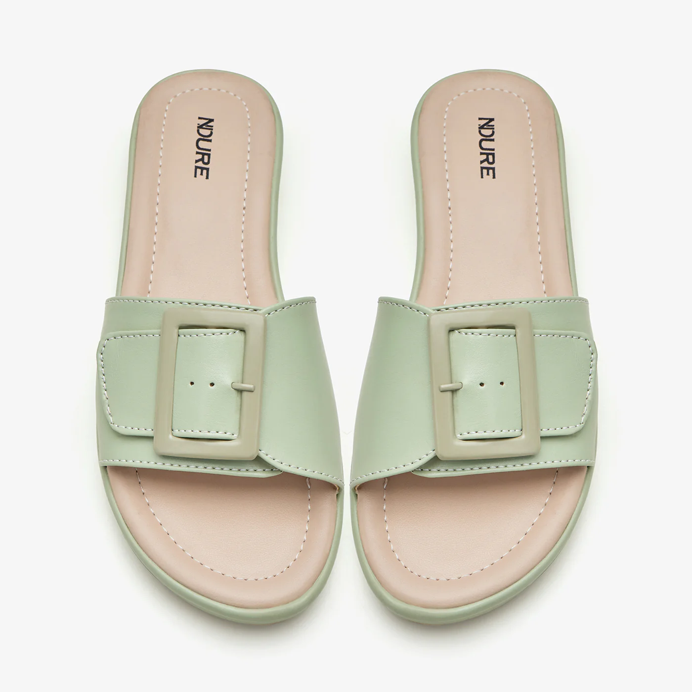 Women's Cross Strap Slides - Image 2