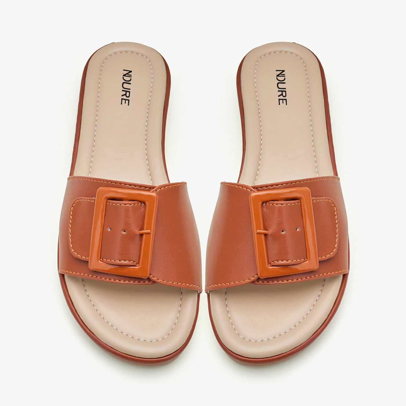 Women's Wide Strap Slides - Image 2