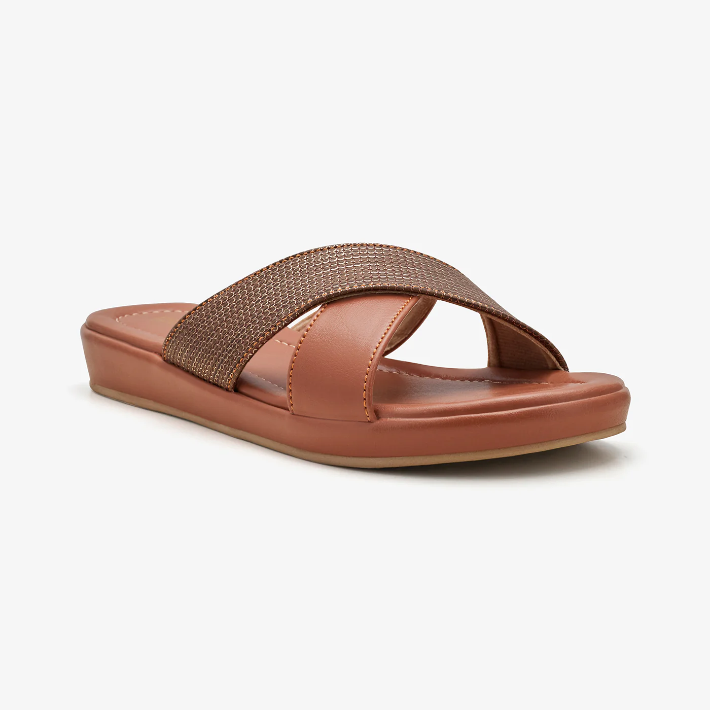 Women's Cross Strap Slides - Image 3